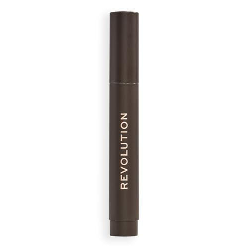 Revolution Beauty London Instant Brow Hair Pen, Precision Applicator for Hair-Like Strokes, Long-Lasting Eyebrow Pen, Dark Brown, Vegan & Cruelty-Free, 0.06 fl oz