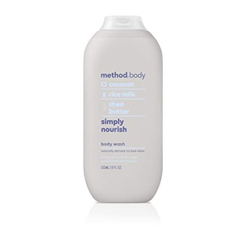 Method Body Wash, Simply Nourish, Paraben and Phthalate Free, 18 oz (Pack of 6)