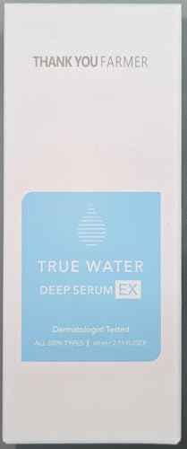 THANKYOU FARMER True Water Deep Serum EX 2.11 Fl Oz (60ml) - Korean Hyaluronic Acid Serum for Face, Phyto Mucin Essence, Hydrating Serum, Korean Serum, Dermatologist-tested