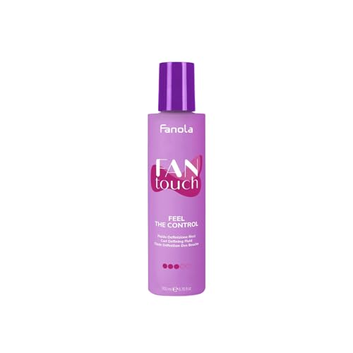 Fanola Fantouch Curl Defining Fluid - Vegan Curly Hair Product for All Curl Types - Curl Frizz Control & Long-Lasting Definition (6.76 Fl oz)