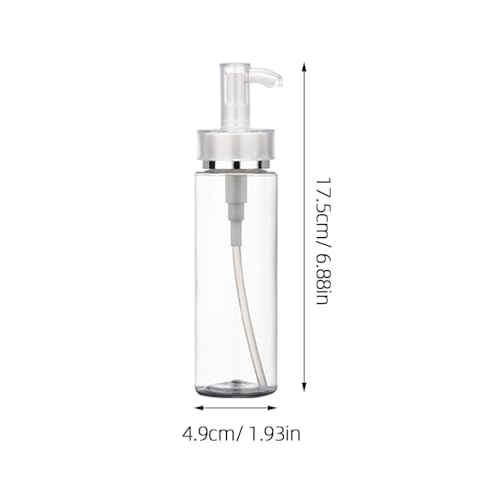 3Pc Refillable Lotion Pump Bottle Travel Size 6.88oz