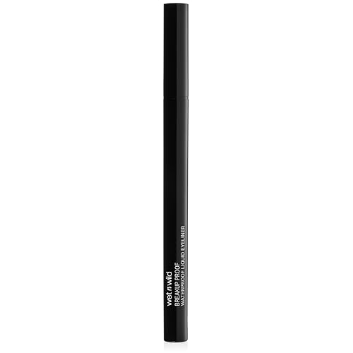 docolor Waterproof Black Eyeliner Liquid Pen and White Eyeliner Gel Smudge-proof Gel Eye Liner Pencil, 2PCS