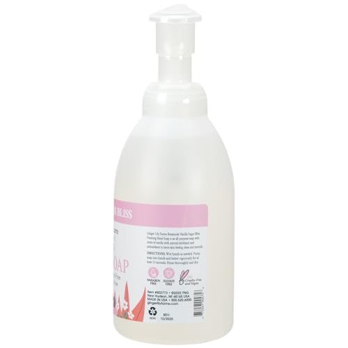 Ginger Lily Farms Botanicals All-Purpose Foaming Hand Soap Refill, 100% Vegan & Cruelty-Free, Vanilla Sugar Bliss Scent, 20 Fl Oz (Pack of 8)