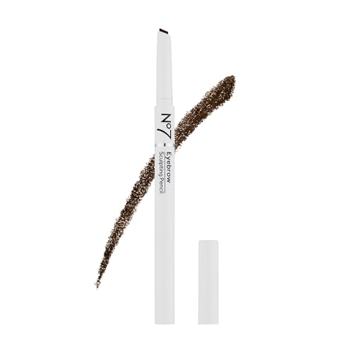 No7 Beautiful Eyebrows Sculpting Pencil - Angled Tip & Spoolie Brush