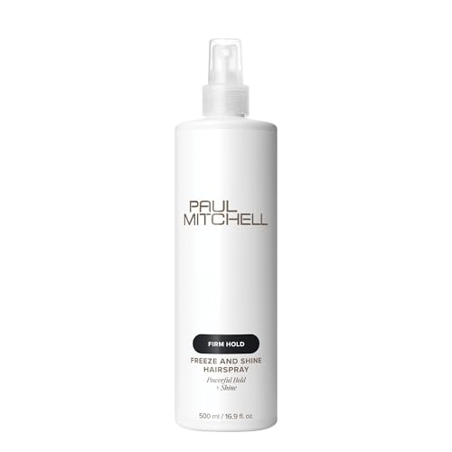 Paul Mitchell Freeze and Shine Super Hairspray 16.9oz Max Hold Shiny Finish for Coarse Hair