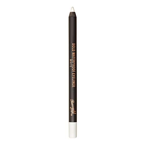 Barry M - Luxurious, Super Long Lasting Bold Waterproof White Eyeliner - Over 8 Hours Wear. No Smudges, Feathering, or Running. Vegan