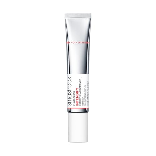 Smashbox Photo Finish Intensify 24 Hour EyeShadow Primer | Nourishing, Long Lasting + Vitamin E for Eyeshadow Makeup, 0.34 Fl Oz