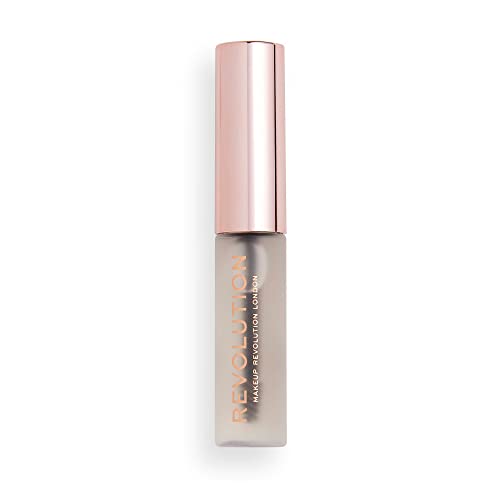 Makeup Revolution Clear Eyebrow Gel For Taming Your Brows, Brow Fixer, Cruelty-Free, 0.2fl.oz/6ml