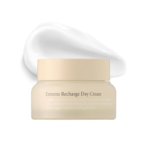 LU'PIUM Extreme Recharge Day Cream ? Vegan Moisture Shield & Barrier Repair Cream for Dry or Sensitive Skin, 5 Plant Mucin Complex & Liposome Nutrition, Inspired by Korean Skincare