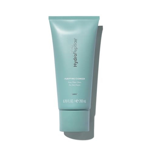 HydroPeptide Purifying Facial Cleanser, Pore-Perfecting Face Wash Absorbs & Balances Natural Oils, 6.76 Ounce
