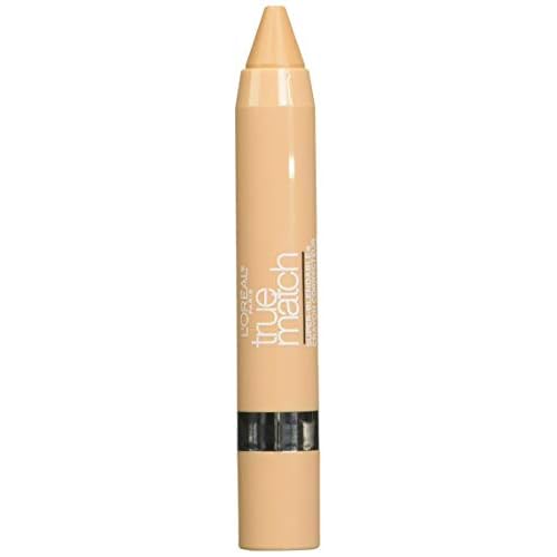 L'Oreal Paris True Match Super Blendable Crayon Concealer, Light/Medium Warm, 0.1 oz.