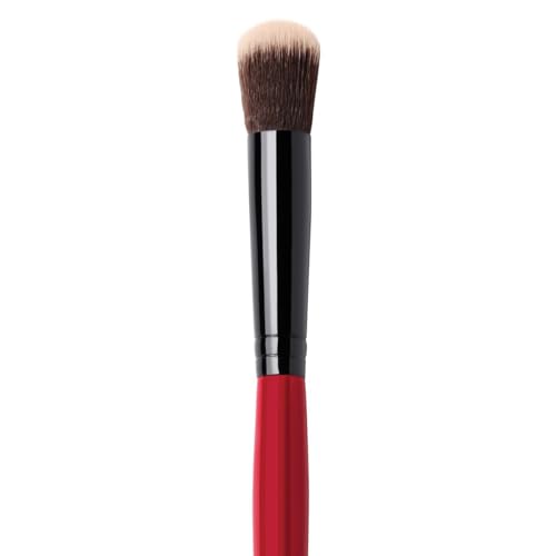 Smashbox Blurring Concealer Brush | Rounded Concealer Makeup Brush for Under Eyes | Airbrush Finish for Liquid or Cream Formulas