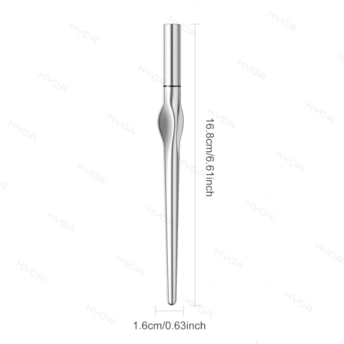 KYDA 2Pack Microblading Eyebrow Pencil with Dual-Brush Tip, Eyebrow Pencil with a 2-Fork Tip Applicator Creates Natural Looking Brows Effortlessly and Stays on All Day, Black