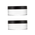 2-Pack 50g Plastic Powder Containers | Travel Makeup Jars