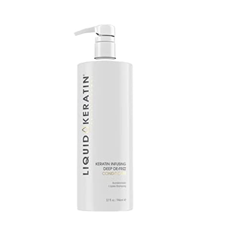 Liquid Keratin Professional Keratin Infusing Deep De-Frizz Conditioner, 33 Fluid Ounce