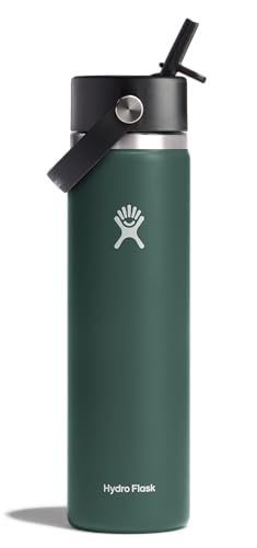 Hydro Flask Wide Flex Straw Cap Fir 24 Oz