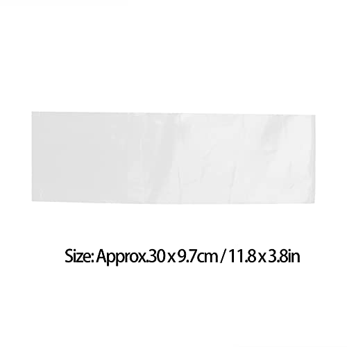 100 Pcs Transparent Hair Coloring & Perming Wrapping Sheets - Reusable ABS Hair Dye Paper
