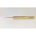 Alluring Gold Tweezers for Eyelash Extension for Volume Lashes 3D, 5D & 6D lashes