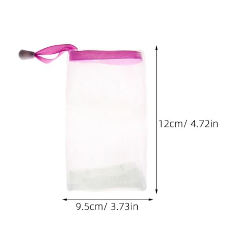 Soap Saver Mesh Bags with Drawstring, 50-Pack PE Pouch
