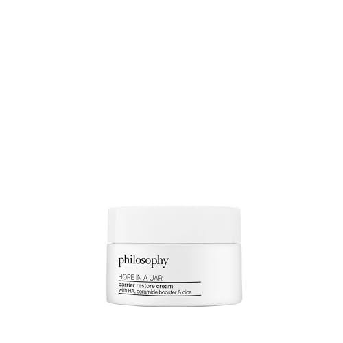 philosophy hope in a jar barrier restore cream ? with ha+ complex, cica & ceramides ? intensely hydrating moisturizer for dry, sensitive skin ? repairs & soothes