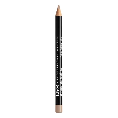 NYX Slim Lip Pencil - Long-Lasting Nude Beige Lip Liner