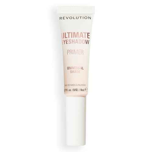 Revolution, Ultimate Eye Base, Long-Lasting Eyeshadow Primer, Smooth for Gripping & Crease-Free Eye Makeup Looks, Cruelty-Free & Vegan, 0.27 fl oz