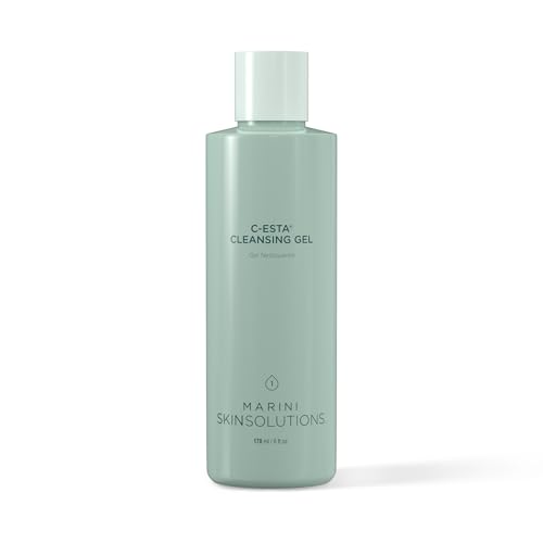Marini SkinSolutions C-ESTA Cleansing Gel - Vitamin C Face Cleanser with DMAE - Cruelty Free - Made in the USA - 6 fl oz