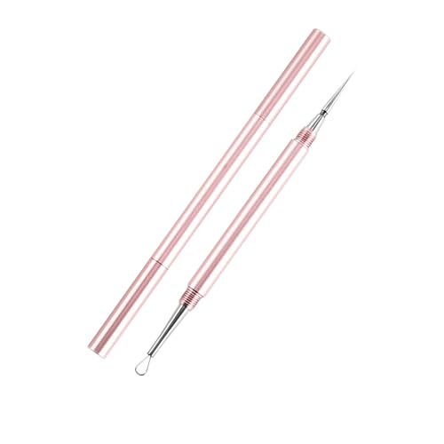 2-in-1 Acne Removal Tool - Stainless Steel Blackhead & Whitehead Extractor