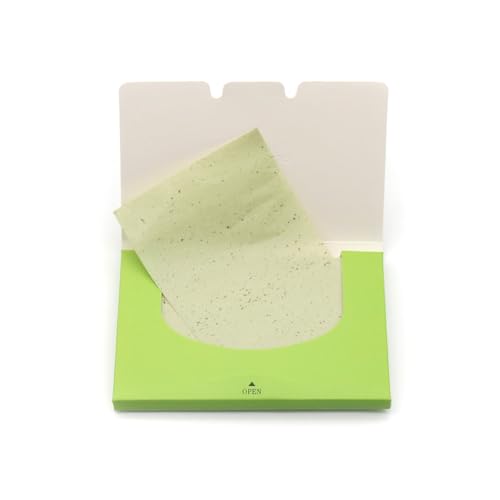 Kissy miss Green tea oil blotting sheets for face,500 sheets in 5 Pack,lift away excess oil,easy to slip into your purse, makeup bag, or even your pocket