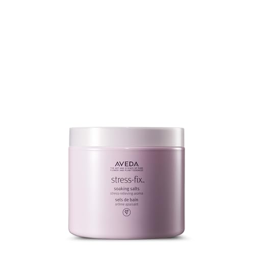 Aveda Stress-Fix Soaking Salts | Stress-Relieving Bath Salts | with Aroma of Lavender, Lavandin, Clary Sage, 16 Ounce