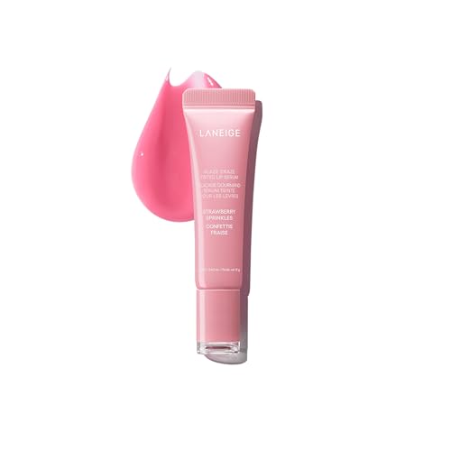 Glaze Craze Strawberry Sprinkles Tinted Lip Serum | Hydrating Gloss