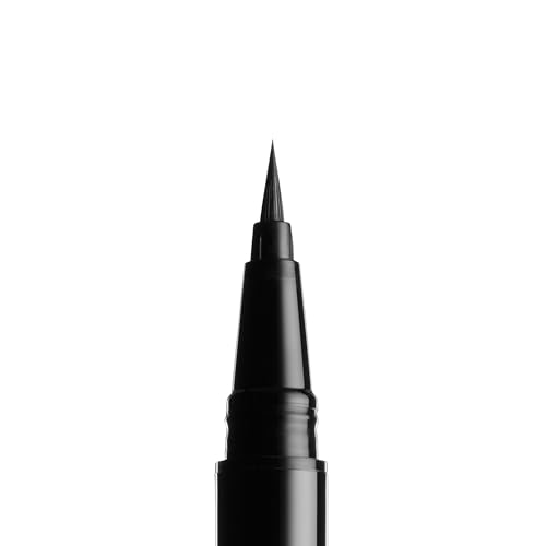 docolor Waterproof Black Eyeliner Liquid Pen and White Eyeliner Gel Smudge-proof Gel Eye Liner Pencil, 2PCS