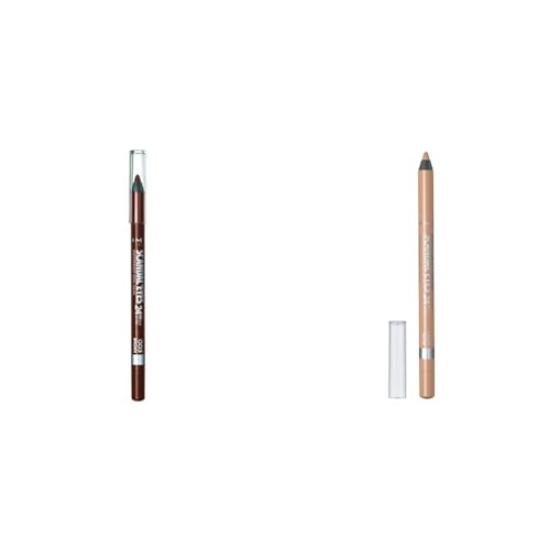 Rimmel Scandaleyes Waterproof Eyeliner Pencils, Brown & Nude Duo