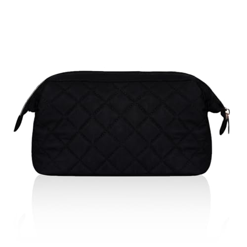 Wudygirl Puffy Padded Makeup Bag for Travel & Gym