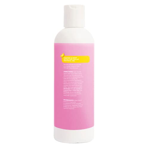 Cacee Foot Callus Remover Gel with Tea Tree Oil & Lemon Scent - 8oz