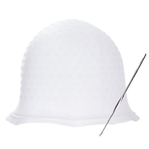 Professional Reusable Hair Coloring Highlighting Cap with Hook