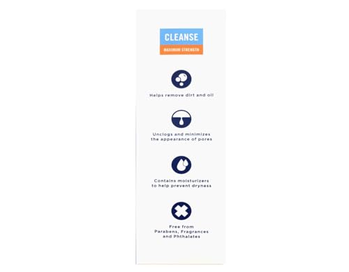 PanOxyl 10% Benzoyl Peroxide Acne Foaming Wash 5.5 oz Pack of 2 - Maximum Strength
