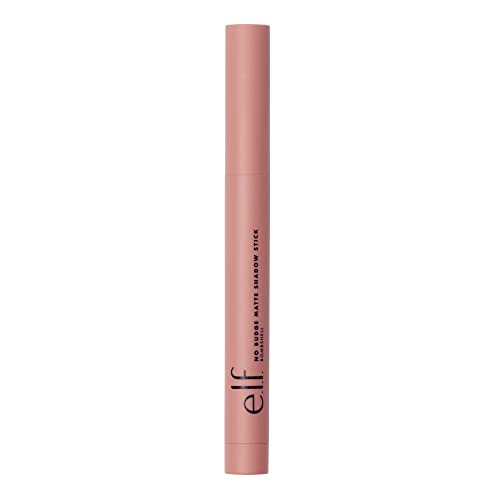 e.l.f. No Budge Matte Eyeshadow Stick - Long-Wear Cream Eyeshadow for Eyes, Vegan & Cruelty-Free