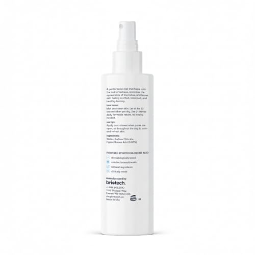 BRIOTECH Renew Toner - Hypochlorous Acid Facial Mist for Blemish Prone Skin, 4 fl oz