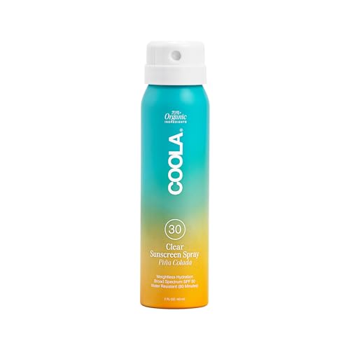 COOLA Organic Sunscreen SPF 30 Sunblock Spray, Dermatologist Tested Skin Care for Daily Protection, Vegan and Gluten Free, Pi?a Colada
