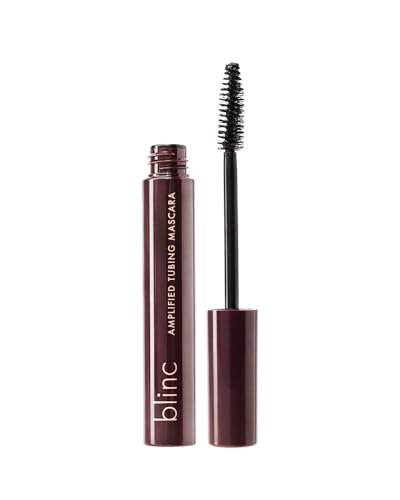 Blinc Amplified Tubing Mascara, Ultra-Longwearing Washable, Soft-Glam Volumizing, Lengthening and Defining, Gluten & Cruelty Free, Black, 9mL / 0.30 Fl. OZ