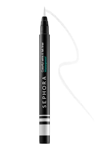 Sephora Colorful Wink-It Waterproof Liquid Eyeliner - Bone White
