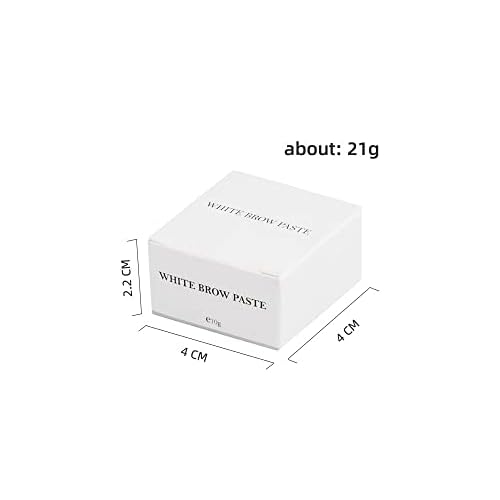 3PCS/PACK 10g White Eyebrow Mapping Paste Permanent Makeup Microblading Brow Paste Eyebrow Lip Shaping Position Tinting Tool
