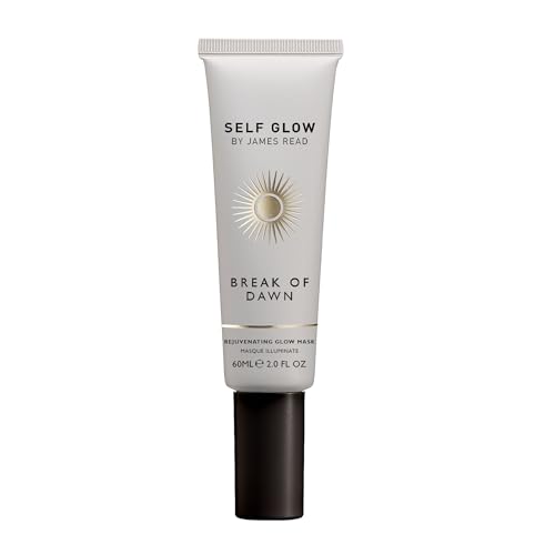 Self Glow by James Read - Break of Dawn Rejuvenating Glow Mask | Hyaluronic Acid, Squalane, Cacao Extract, Aloe Vera | Hydrate, Moisturize, Firm | Silicone + Drying Alcohol-Free (60mL | 2 fl oz)