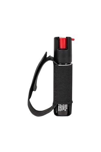 SABRE Runner Pepper Gel, Maximum Police Strength OC Spray, Reflective Hand Strap for Easy Carry & Quick Access, 0.67 fl oz, Secure & Easy to Use Safety, Optional Clip-On Alarm & LED Armband Combos