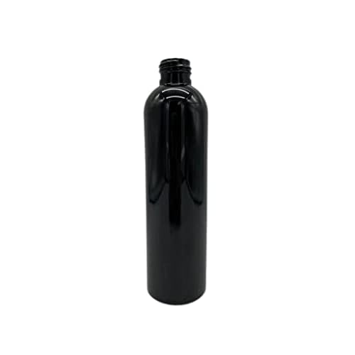 Natural Farms 8 oz Black Cosmo Plastic Spray Bottles -8 Pack Empty Spray Bottle Refillable - BPA Free - Essential Oils - Aromatherapy | Black Fine Mist Sprayers with Dust Caps - Made in the USA