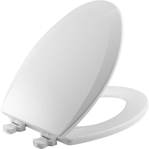 Bemis 1500EC Elongated Toilet Seat with Lift-Off, Cotton White