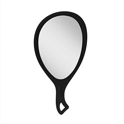 Zadro Large Hand Mirror 15" Salon Makeup Mirror Black