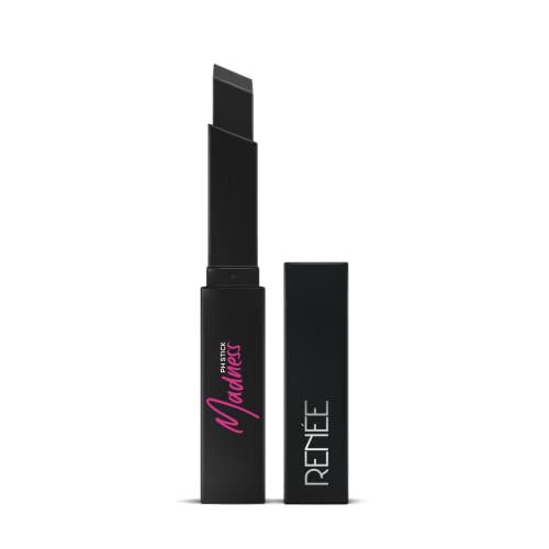 RENEE Madness pH Lipstick - Black to Pink Color-Changing Stick