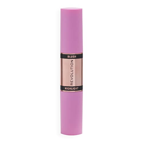 Revolution Beauty Blush & Highlight Stick Duo - Mauve Glow